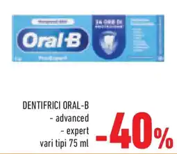 Conad Superstore Dentifrici ORAL-B offerta