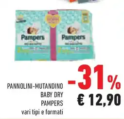Conad Superstore Pannolini-mutandino baby dry PAMPERS offerta