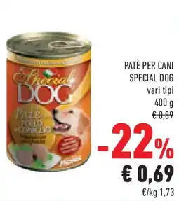 Conad Superstore Patè per cani SPECIAL DOG offerta