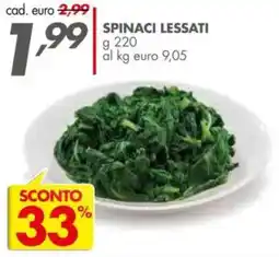 Italmark Spinaci lessati offerta