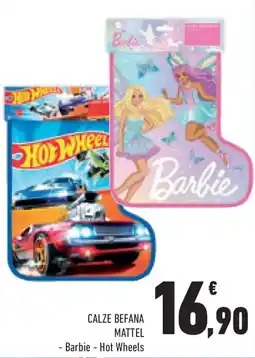 Conad Superstore Calze befana MATTEL offerta