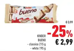 Conad Superstore Kinder bueno offerta