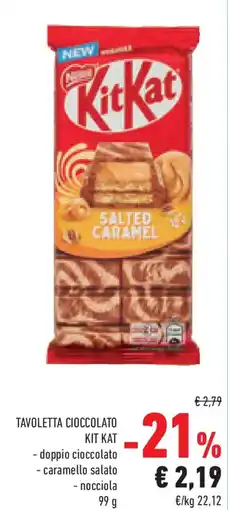 Conad Superstore Tavoletta cioccolato KIT KAT offerta
