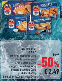 Conad Superstore Linea surgelati FINDUS offerta