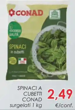 Conad Superstore Spinaci a cubetti CONAD offerta