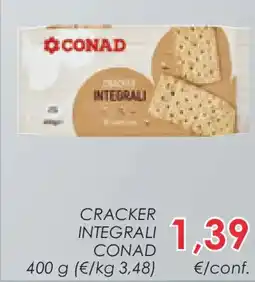 Conad Superstore Cracker integrali CONAD offerta