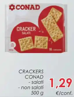 Conad Superstore Crackers CONAD offerta