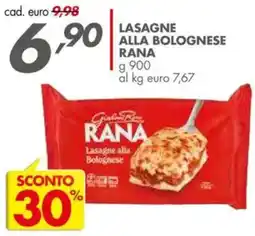 Italmark Lasagne alla bolognese RANA offerta