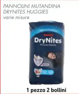 Conad Superstore Pannolini mutandina drynites HUGGIES offerta