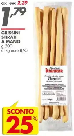 Italmark Grissini stirati a mano offerta