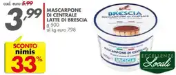 Italmark Mascarpone di centrale latte di brescia offerta