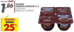 Italmark Dessert danette danone x 4 offerta