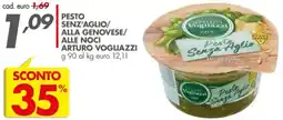 Italmark Pesto senz'aglio/ alla genovese/ alle noci ARTURO VOGLIAZZI offerta