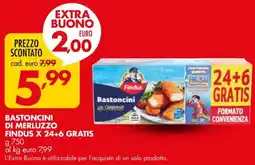 Italmark Bastoncini di merluzzo FINDUS offerta