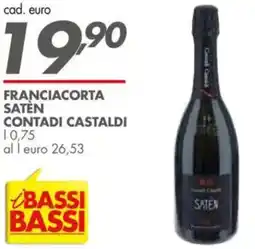 Italmark Franciacorta satèn contadi castaldi offerta