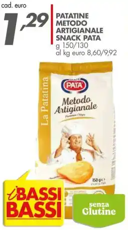 Italmark Patatine metodo artigianale SNACK PATA offerta