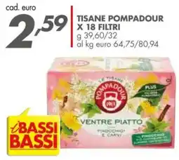 Italmark Tisane pompadour x 18 filtri offerta