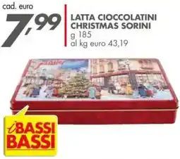 Italmark Latta cioccolatini christmas sorini offerta