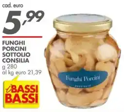 Italmark Funghi porcini sottolio CONSILIA offerta