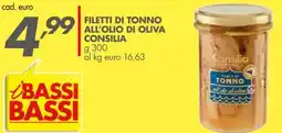 Italmark Filetti di tonno all'olio di oliva CONSILIA offerta