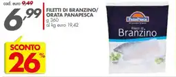 Italmark Filetti di branzino/ orata PANAPESCA offerta