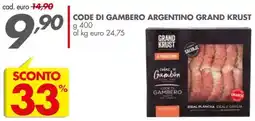 Italmark Code di gambero argentino GRAND KRUST offerta