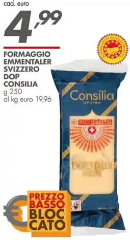 Italmark Formaggio emmentaler svizzero CONSILIA offerta