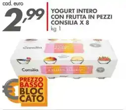 Italmark Yogurt intero con frutta in pezzi CONSILIA X 8 offerta