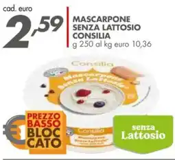 Italmark Mascarpone senza lattosio CONSILIA offerta