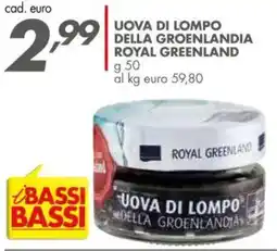 Italmark Uova di lompo della groenlandia ROYAL GREENLAND offerta