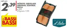 Italmark Würstel servelade original südtirol RECLA offerta
