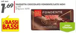 Italmark Tavoletta cioccolato fondente/latte NOVI offerta