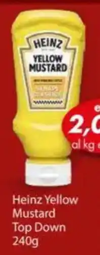 Italmark Heinz Yellow Mustard Top Down offerta