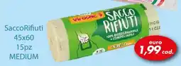 Italmark Sacco Rifiuti 15pz MEDIUM offerta