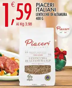 Crai Piaceri italiani lenticchie di altamura offerta