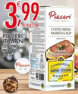 Crai Piaceri italiani cotechino precotto offerta