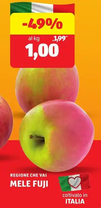 Regione che vai mele fuji