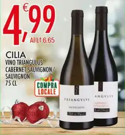 Crai Cilia vino triangulus cabernet sauvignon/ sauvignon offerta