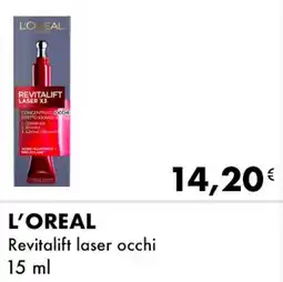 Iper Tosano L'OREAL Revitalift laser occhi offerta