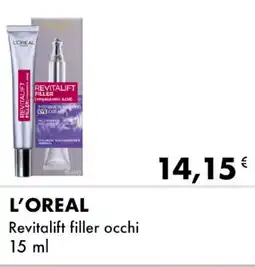 Iper Tosano L'OREAL Revitalift filler occhi offerta