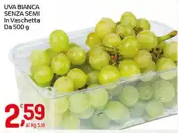 Crai Uva bianca senza semi in vaschetta offerta