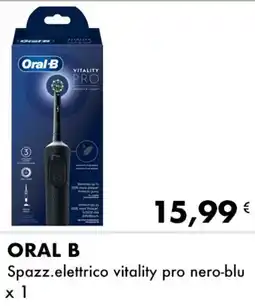 Iper Tosano ORAL B Spazz.elettrico vitality pro nero-blu offerta