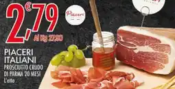 Crai Piaceri italiani prosciutto crudo di parma 20 mesi offerta