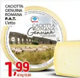 Crai Caciotta genuina romana P.A.T. offerta