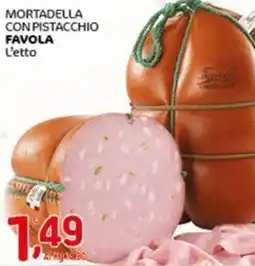 Crai Mortadella con pistacchio FAVOLA offerta