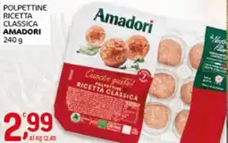 Crai Polpettine ricetta classica AMADORI offerta
