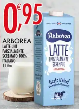 Crai Arborea latte uht parzialmente scremato 100% italiano offerta