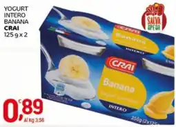 Crai Yogurt intero banana CRAI offerta