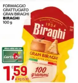 Crai Formaggio grattugiato gran biraghi BIRAGHI offerta