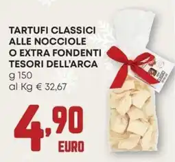 Pam Tartufi classici alle nocciole o extra fondenti TESORI DELL'ARCA offerta